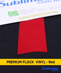 Red Flock Vinyl